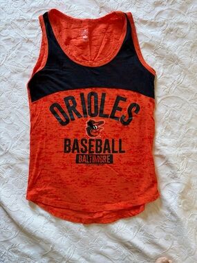 Genuine MLB Campus Lifestyle Orange & Black Tee - Crew Neck